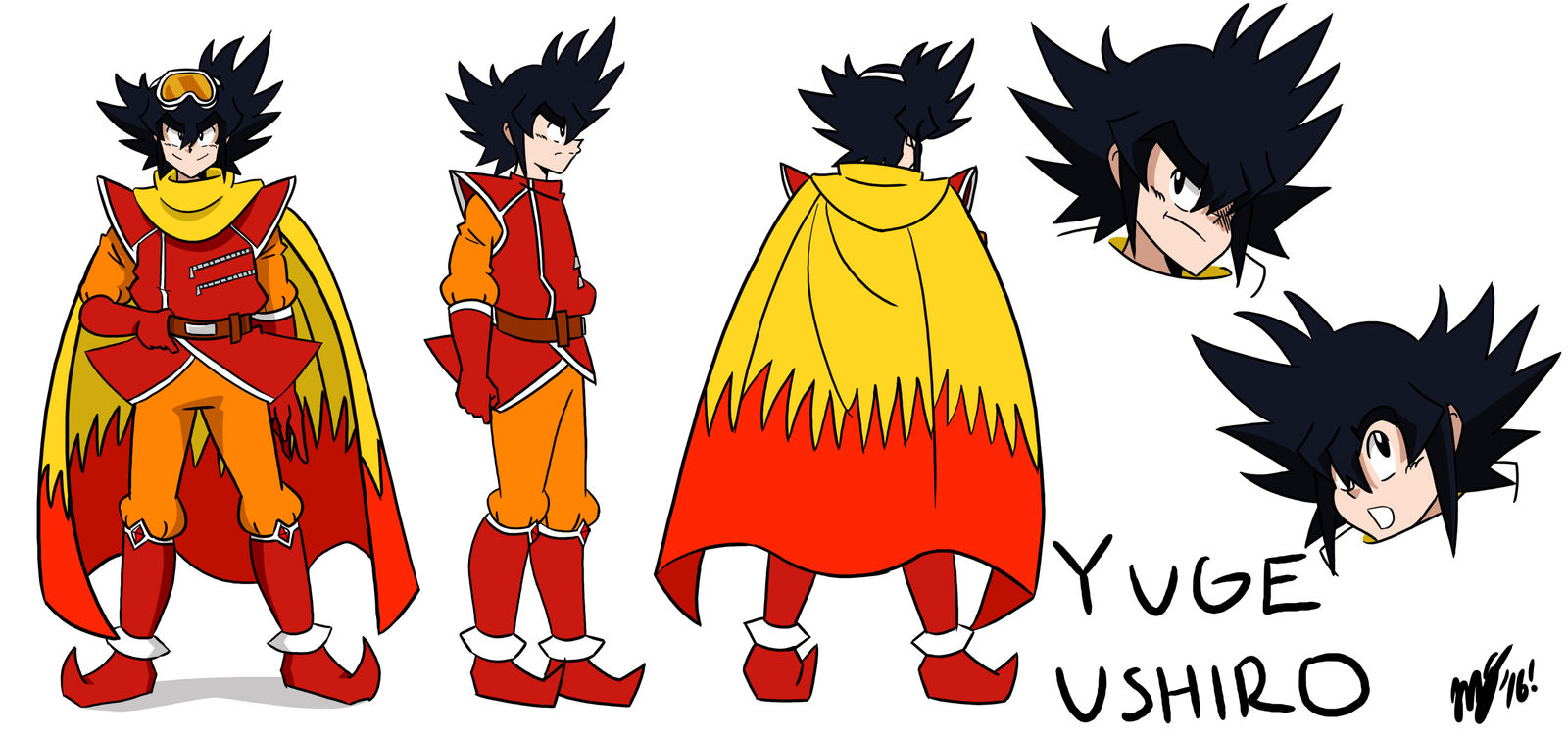 Yuge Ushiro Character Sheet (Pilot Ver.) by mergeritter on DeviantArt