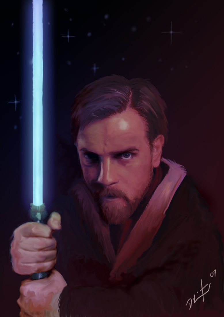 Obi Wan Digital Painting