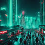 Futuristic City Landscape 010