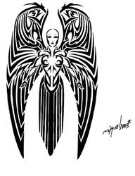 Angel tattoo