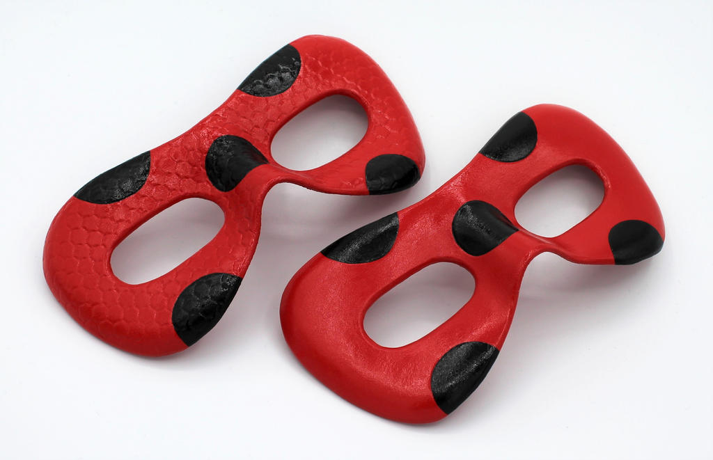 Shadow Masks Ladybug Miraculous Ladybug leather mask by ShadowFoxLeatherwork on DeviantArt