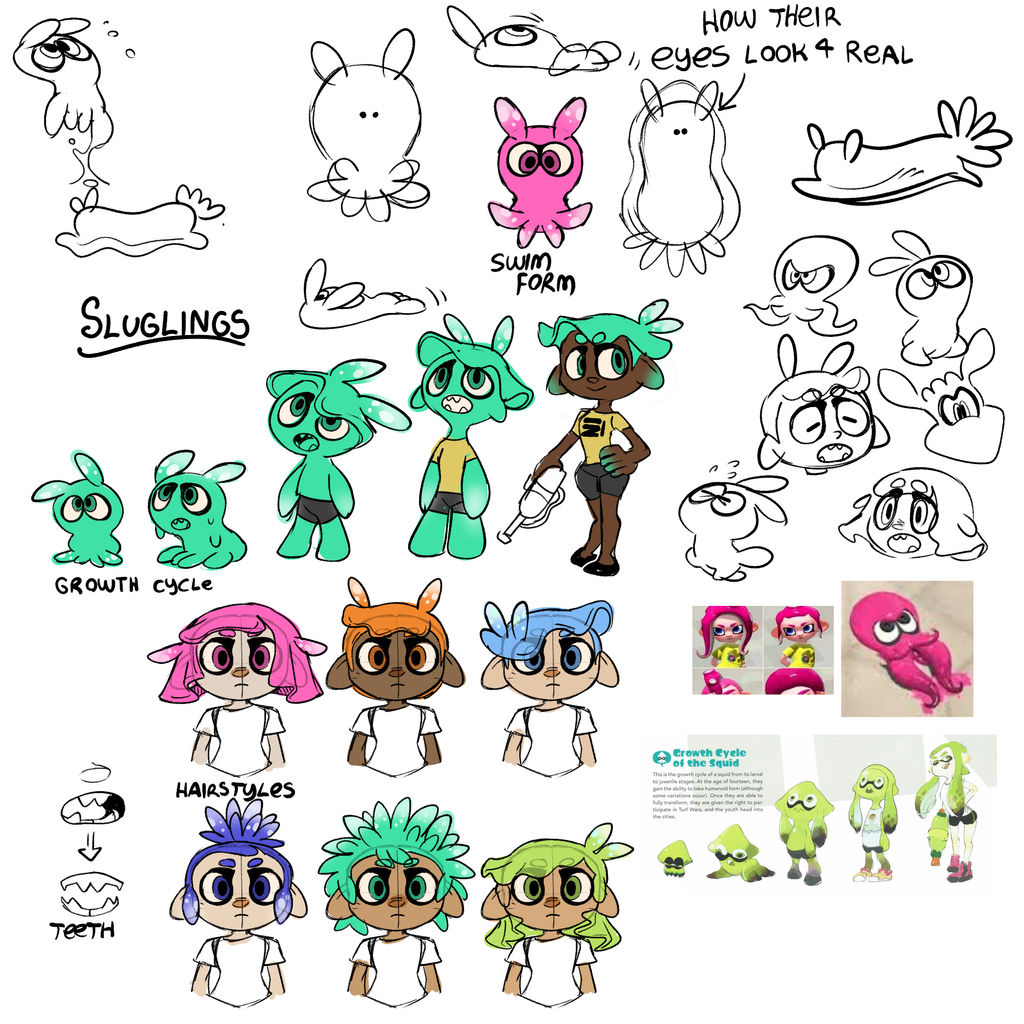 Slug Evolution Chart Slugling chart by VitreousGlassy on DeviantArt