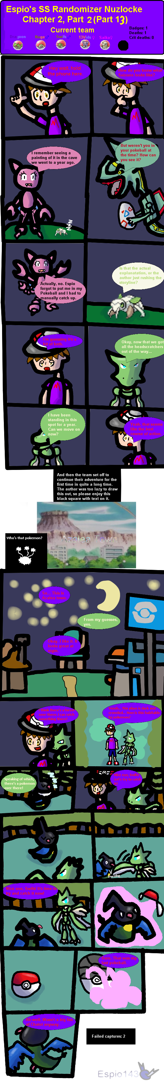 Pokemon SS Randomizer nuzlocke - Part 11 by Espio143 on DeviantArt