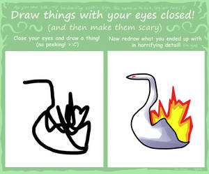 Draw With Your Eyes Closed Meme