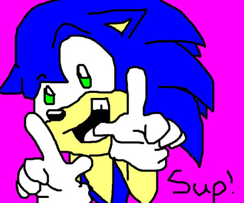 SONIC SEZ WHUS UP