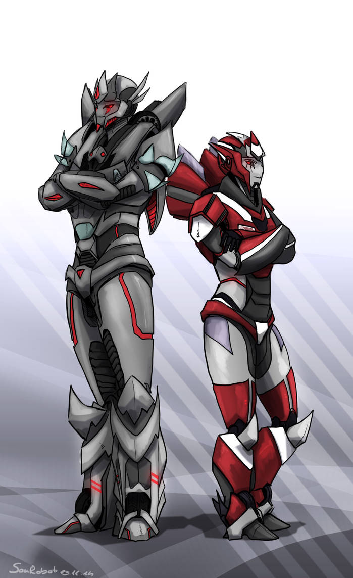 Red Raze and Degrate by SH-Illustration on DeviantArt