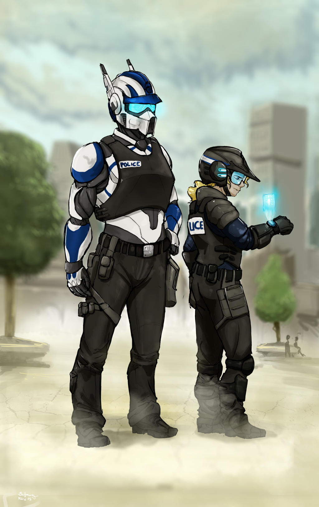 Urban Police by SH-Illustration on DeviantArt