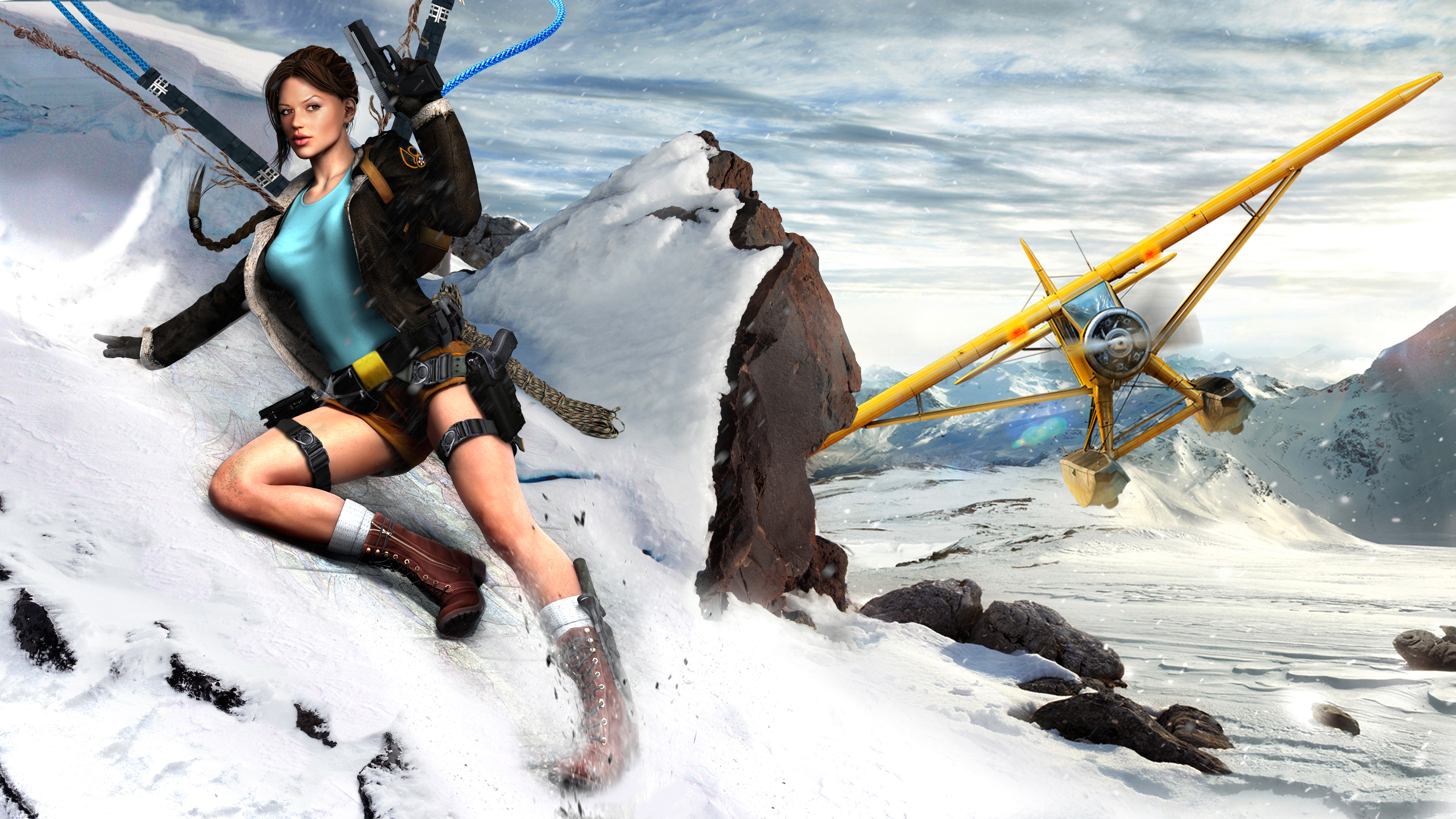 Lara Croft - Tibetan hills