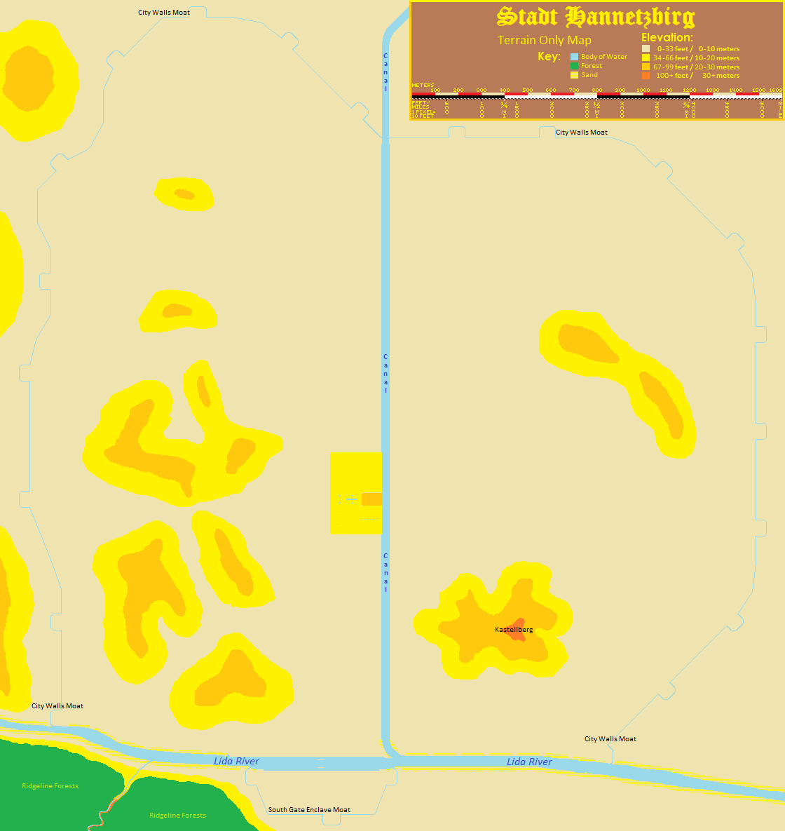 Hannetzbirg terrain map