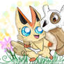 Victini and Cubone