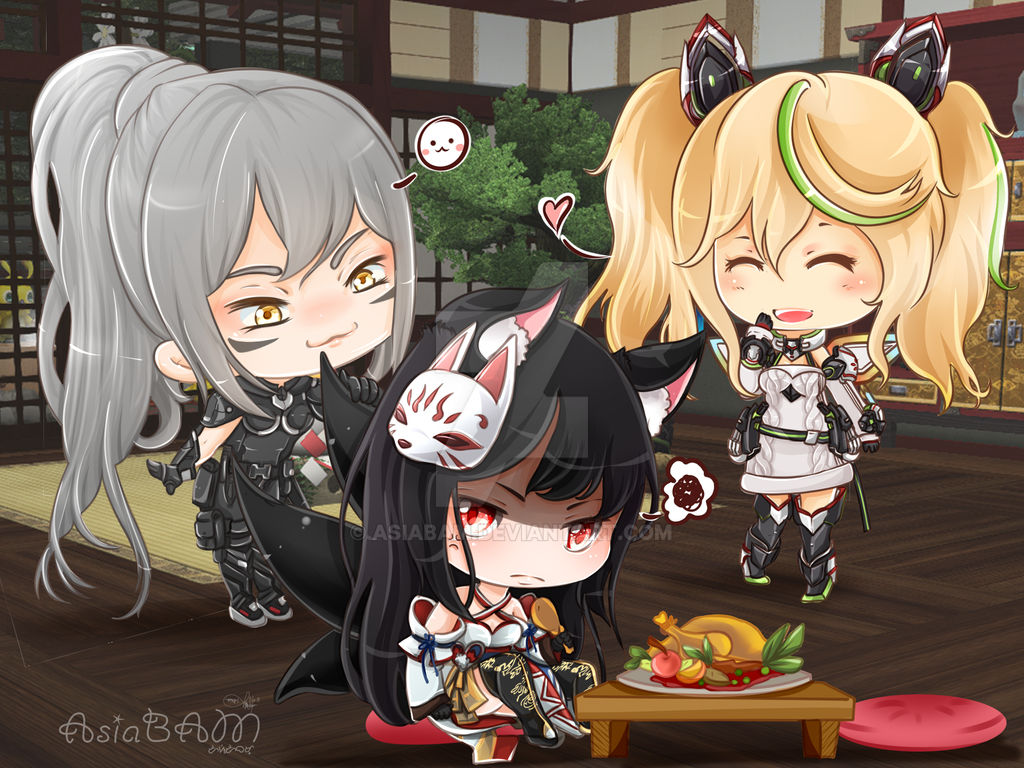 Phantasy Star Online chibi Artwork i made by AsiaBAM on DeviantArt