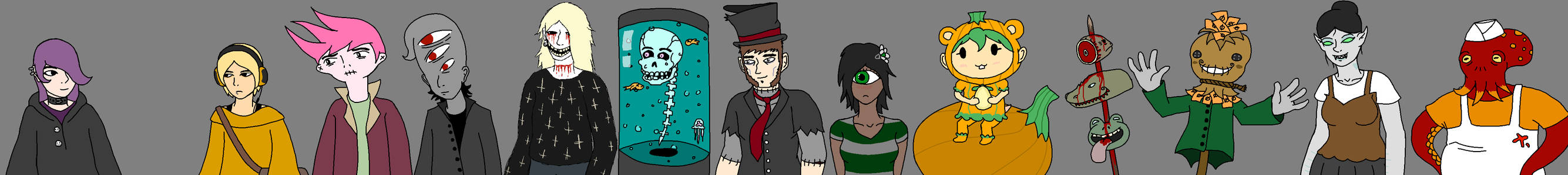 The Autumn Characters by Fourwind on DeviantArt