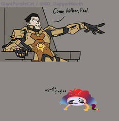 The Fool Jingled Miserably Across the Floor