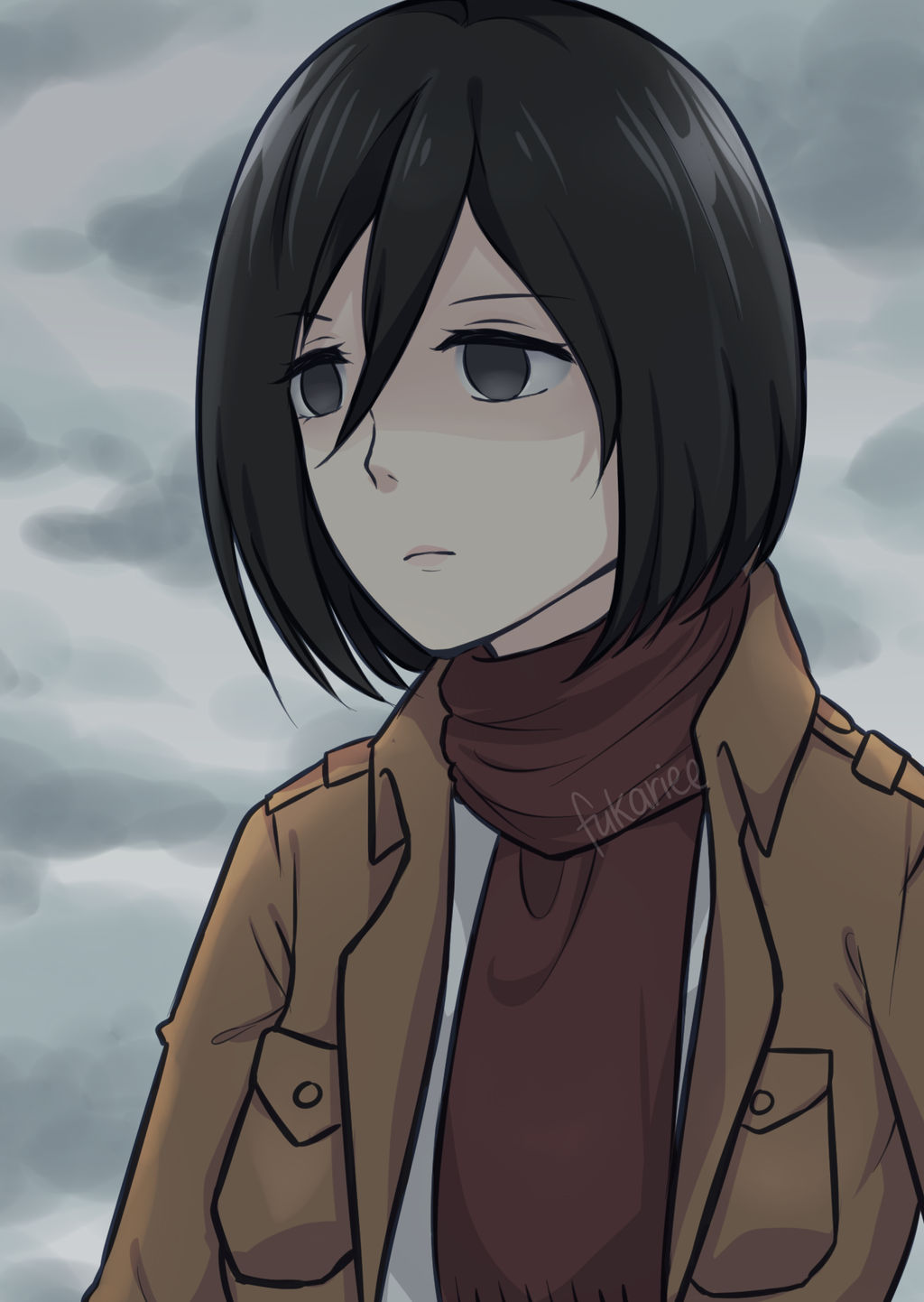 Mikasa FanArt by FukariNaChii on DeviantArt