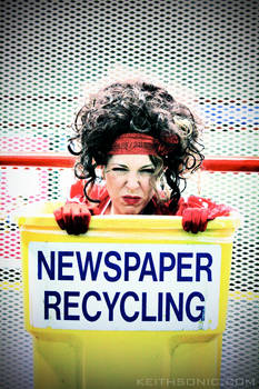 Newspaper recycling