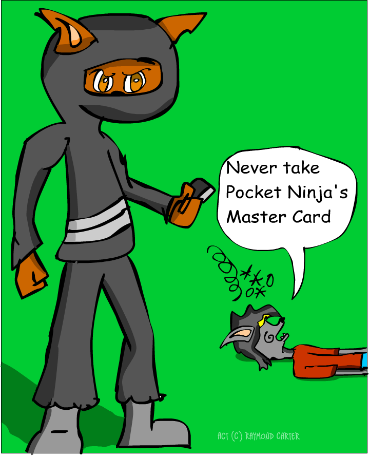 Pocket Ninja Has Credit