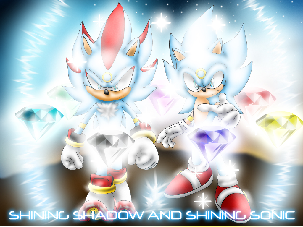 Shining Sonic And Shadow By Chazolave On Deviantart Shining Sonic And Shadow By Chazolave On Deviantart