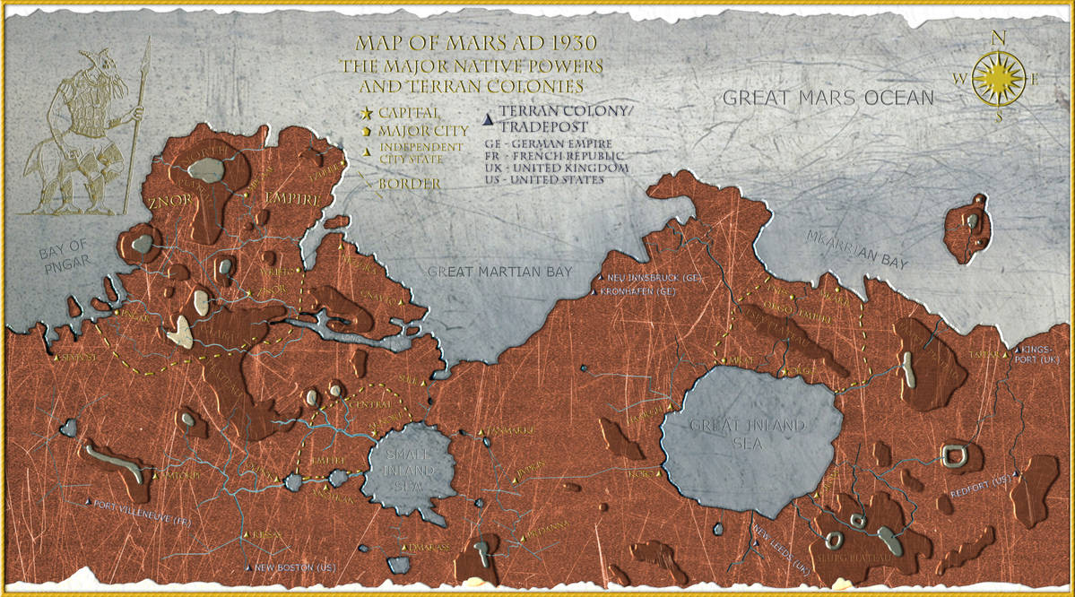 Map of Mars by Sapiento on DeviantArt