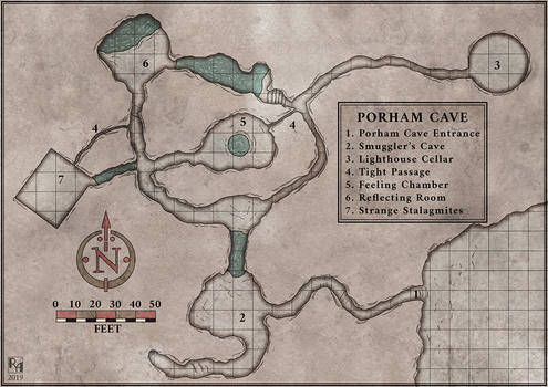 Porham Cave Map
