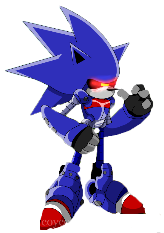 Mecha Sonic transparent background PNG cliparts free download