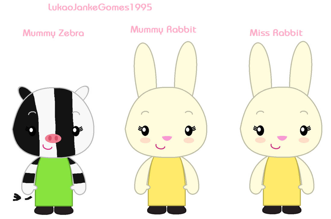 Ms Rabbit Vs Mummy Rabbit NHKL OCs - Mummy Zebra, Mummy and Miss Rabbit by LukaoJankeGomes1995 on ...