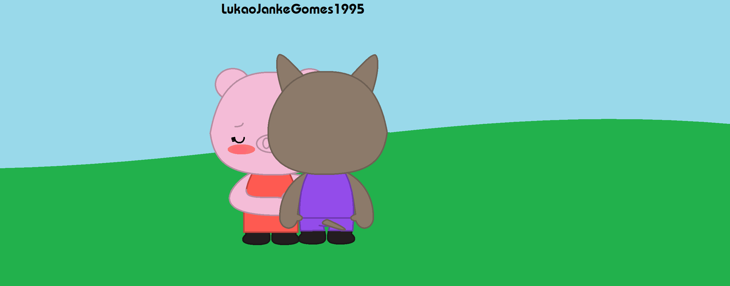Peppa Pig Kiss Danny Dog With Love By LukaoJankeGomes1995 On DeviantArt peppa-pig-kiss-danny-dog-with-love-by-lukaojankegomes1995-on-deviantart