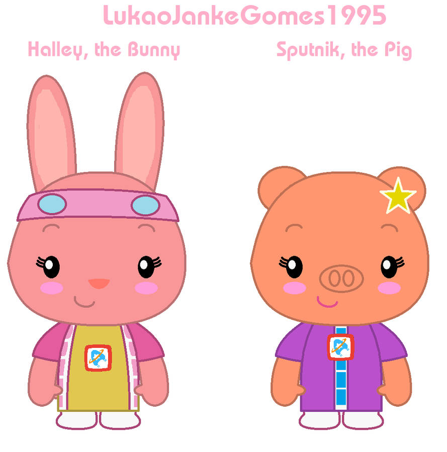 NHKL OCs - Halley, the Bunny and Sputnik, the Pig by ...