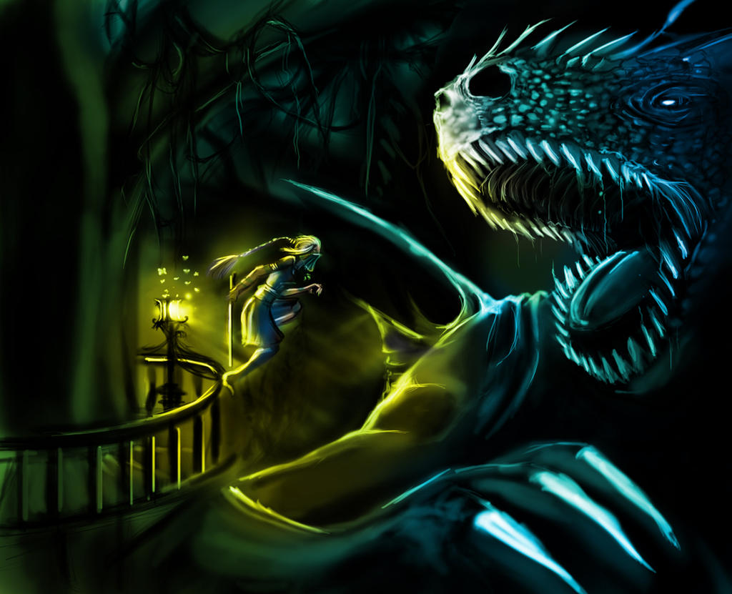 Giant Forest Raptor by Leafshura on DeviantArt