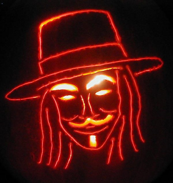 template v for vendetta pumpkin
 V For Vendetta Pumpkin 7 by mediaklepto on DeviantArt