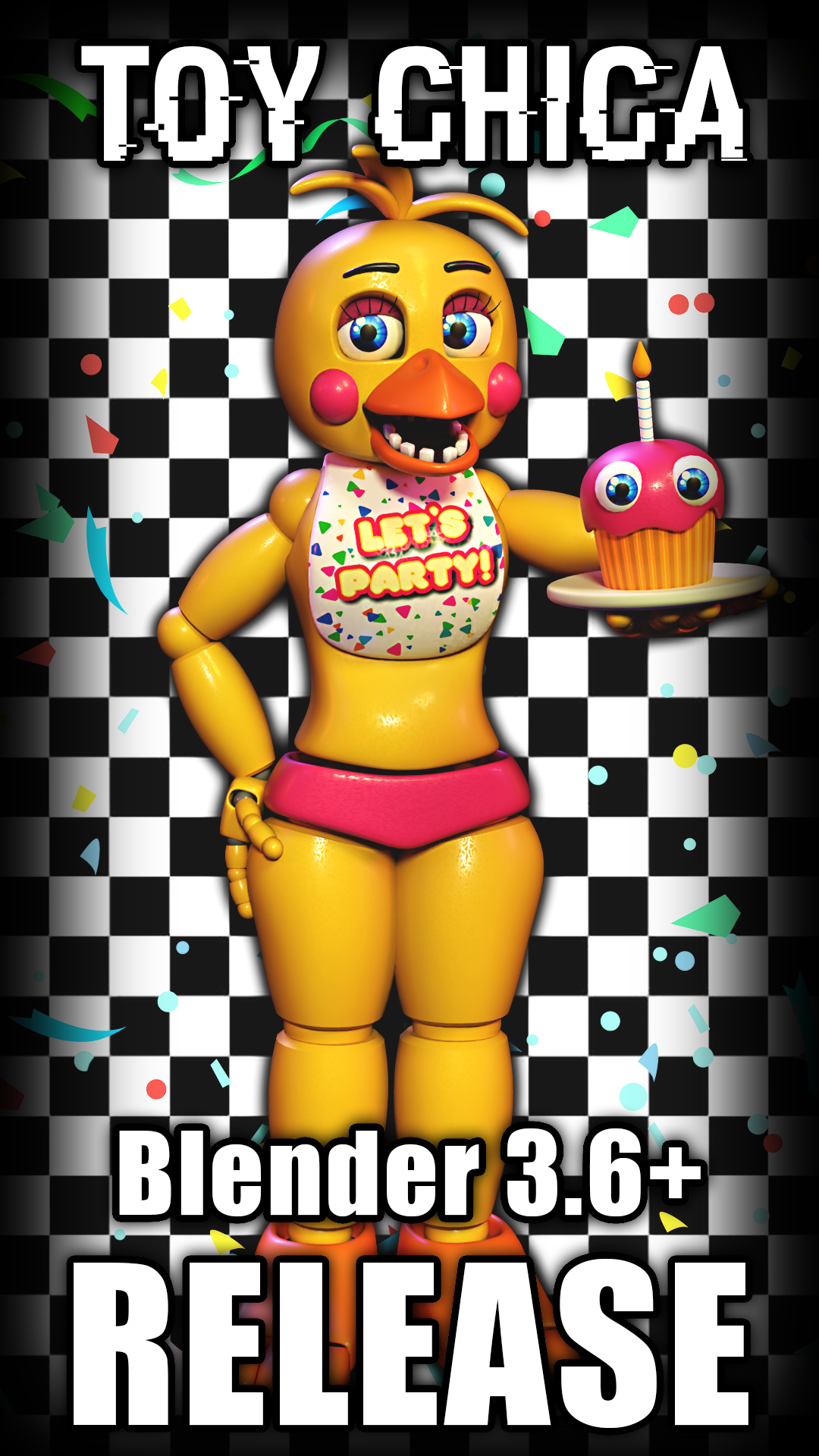 FNaF BLENDER: Withered Chica by Mikol1987 on DeviantArt