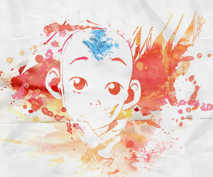 Aang Splatter