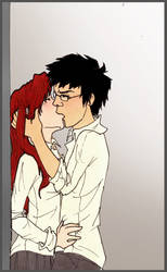 Lily and James - kiss