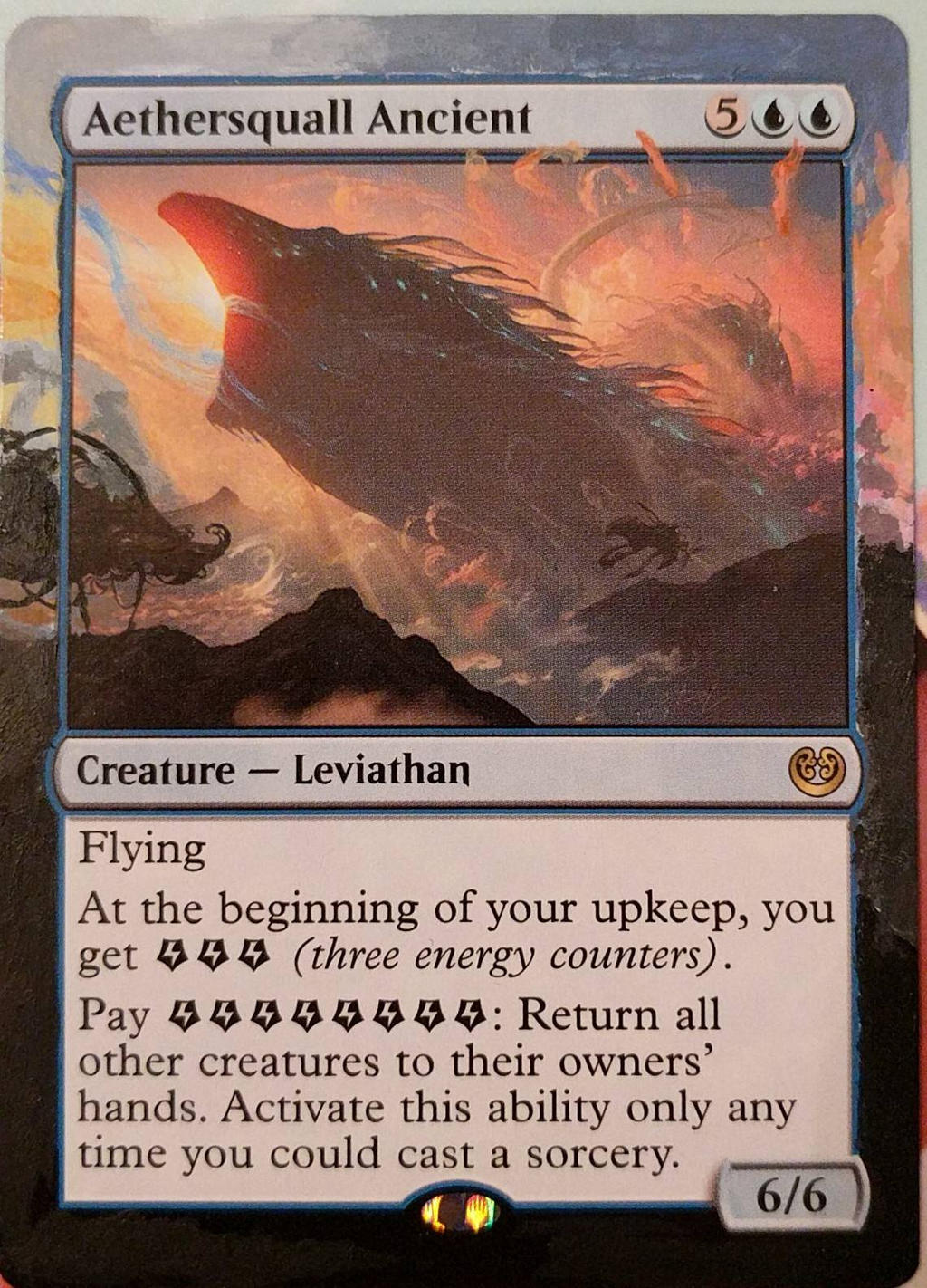 Aetherspell Leviathan altered art border