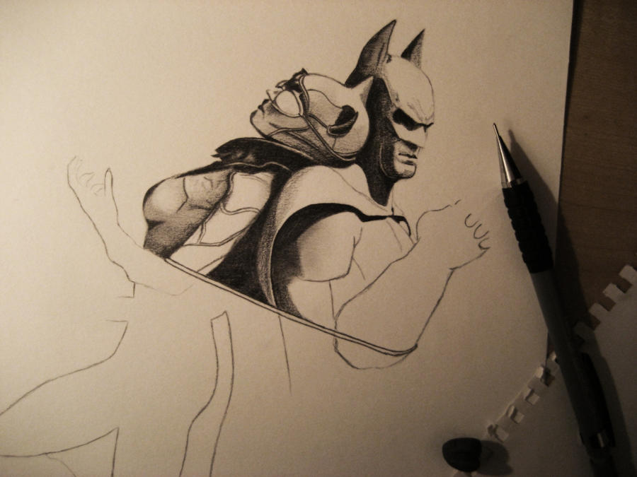 Batman and Catwoman WIP