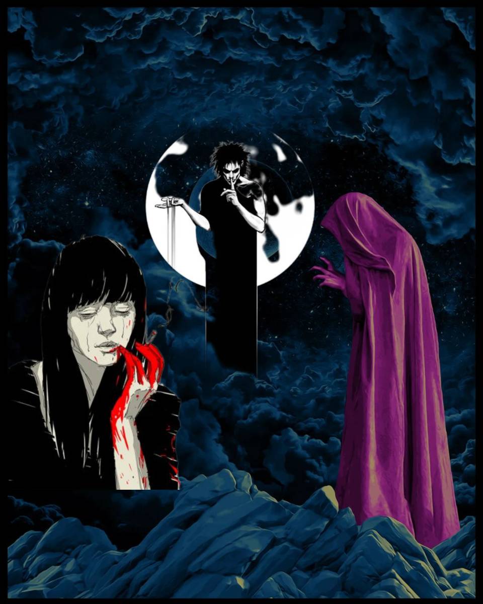 Sandman and Bloody Friends by DarkWizardArt on DeviantArt