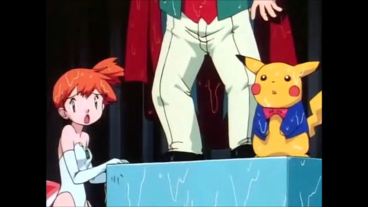Pokemon - Misty, Melvin and Pikachu Wet by GeRipper on DeviantArt