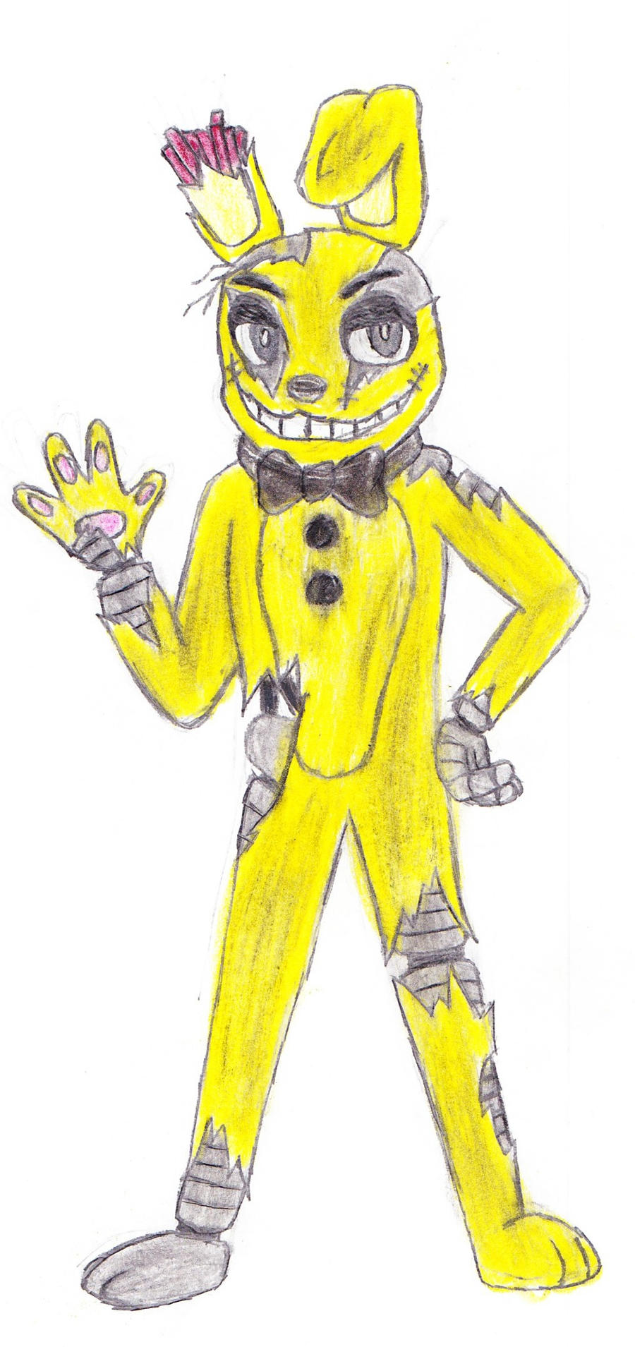 Springtrap fnaf fanart by shadowleopard01 on DeviantArt