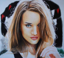 Rosie Huntington Drawing