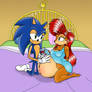 Sonic and pregnant Sally's romantic night