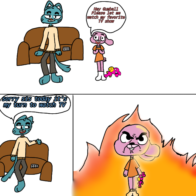 Gumball and Darwin  The amazing world of gumball, Gumball, Mini