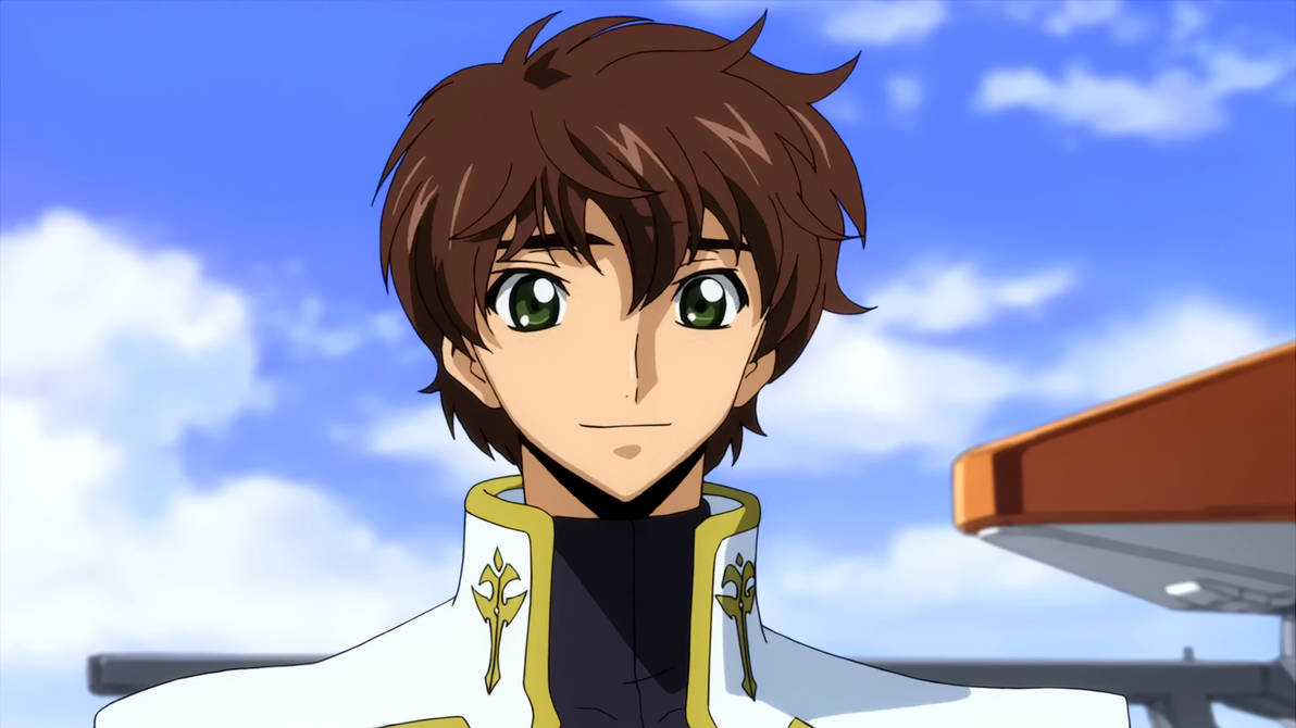 Look how handsome he is. He doesn't need a geass to make you kneel
