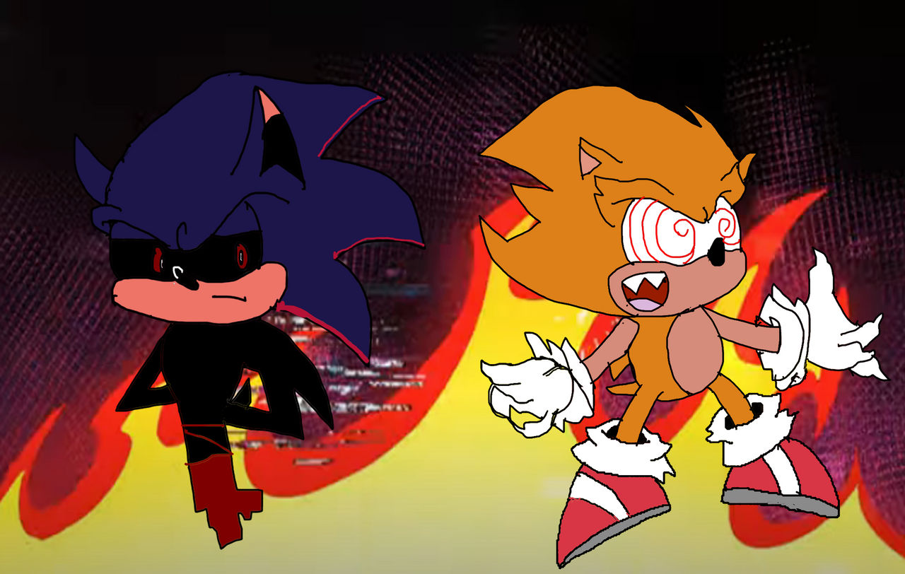 Sonic.exe And Fleetway Super Sonic by Aidanthetoon on DeviantArt