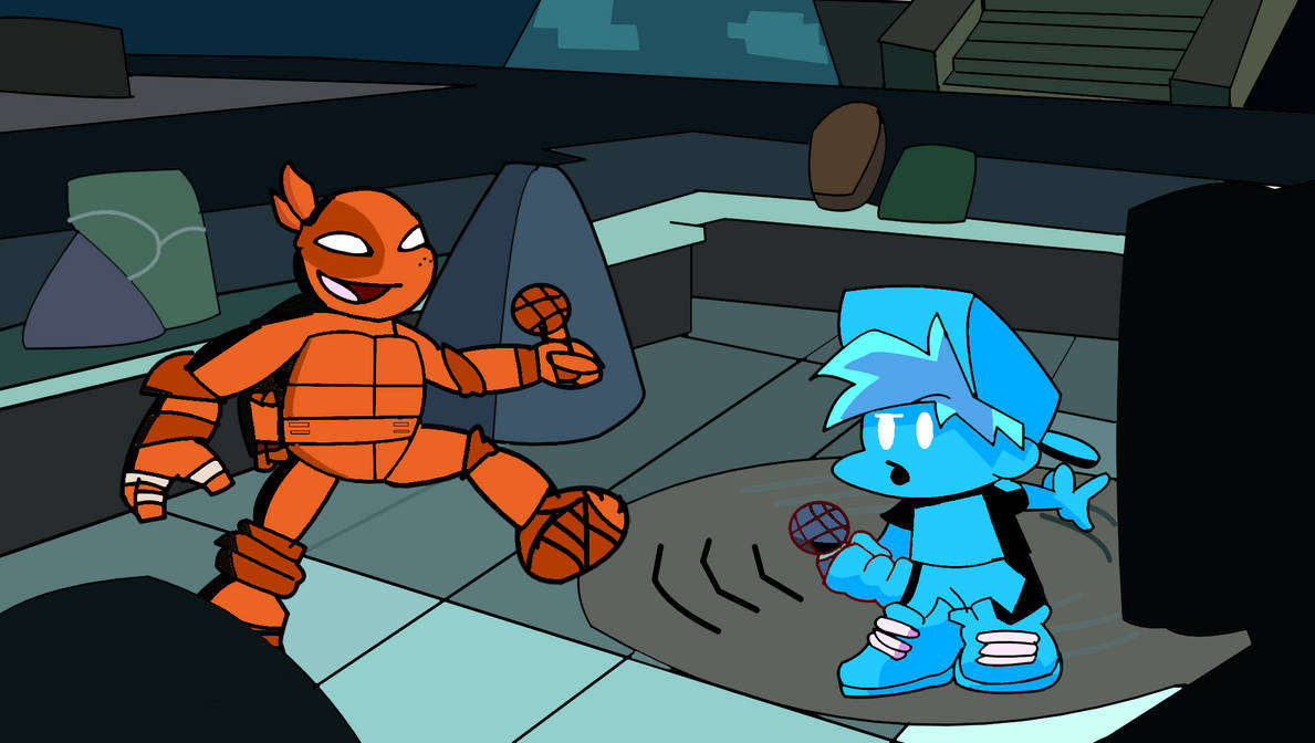 Fnf Mikey Rottmnt Friday night funkin Vs Tales Of The Tmnt Mikey by Aidanthetoon on ...