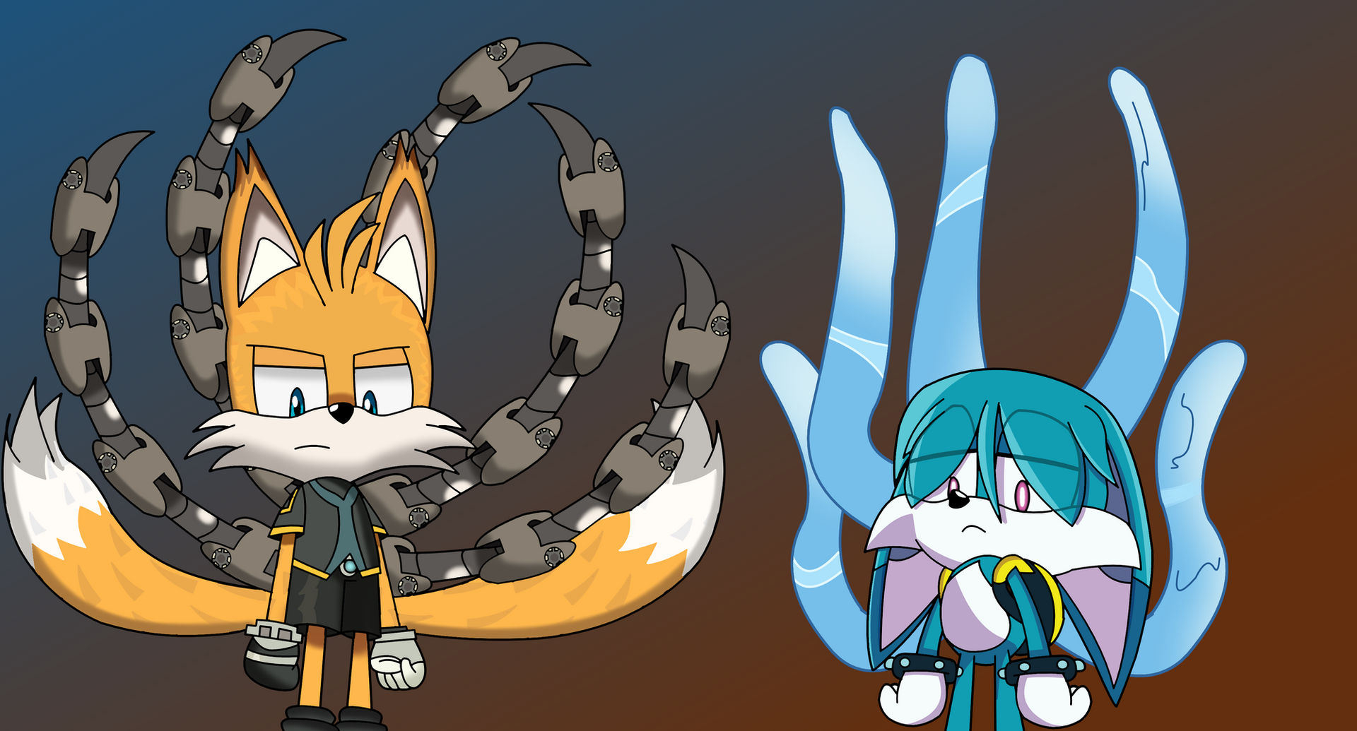 Nine and kit by Aidanthetoon on DeviantArt