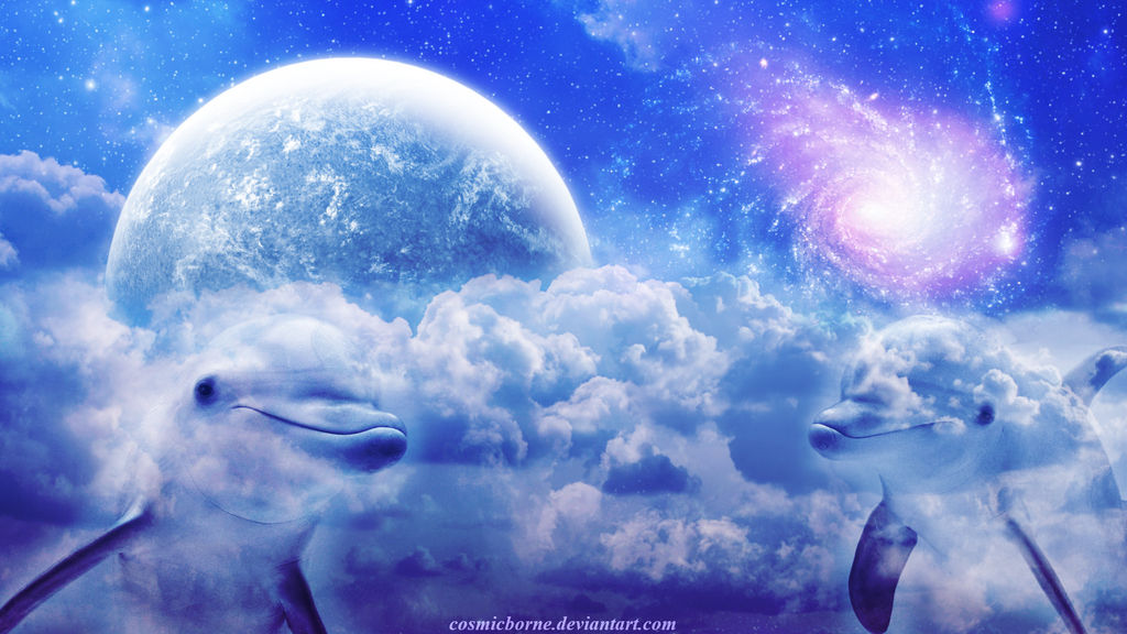 Dolphins of Ethereal by CosmicBorne