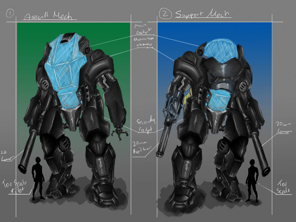 Mech Designs by BlackMaster23 on DeviantArt