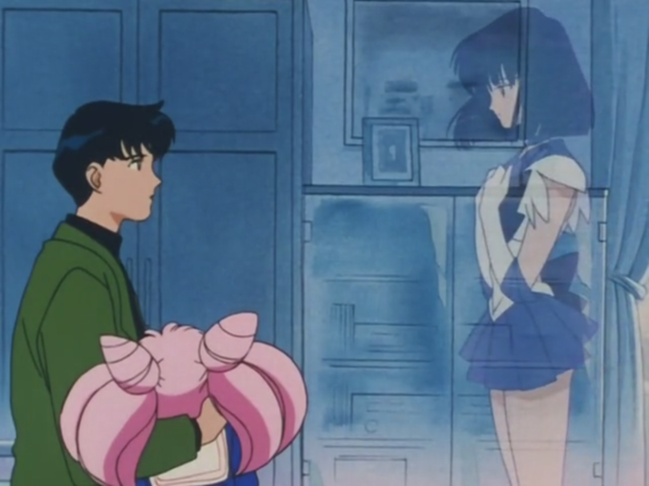 Darian And Rini Darien (Mamoru), Rini (Chibiusa) and Sailor Saturn by UGSF on DeviantArt