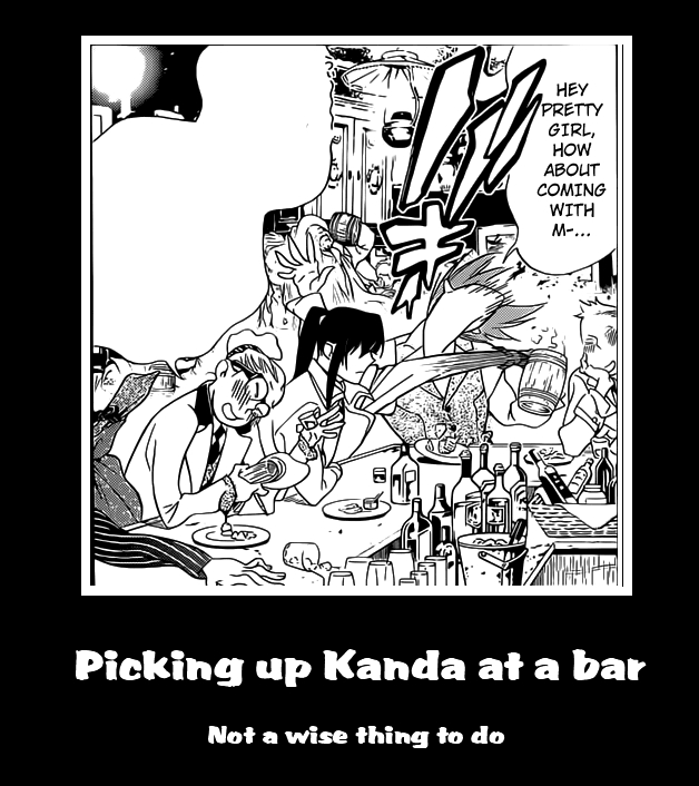 Picking up Kanda at a bar