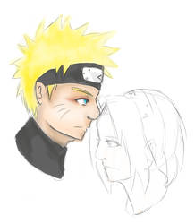 NaruSaku - Sketchysketch 1