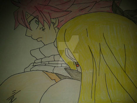 Fairy Tail episode 198 NaLu moment